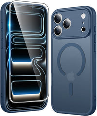 FNTCASE for iPhone 17 Pro Max Case: Strong Magnetic Translucent Matte Slim Shockproof Protective Drop Full Protection Phone Cover