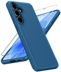 FNTCASE For Samsung Galaxy S25 FE Shock Protection Cell Phone Case Sturdy Cover with Non-Slip Texture