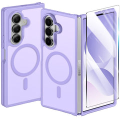 Samsung Z Fold 8 Ultra/Z Fold 7 Phone Case: Magnetic Charging Shockproof Magsafe Support - Frosted Oil Spray Touch