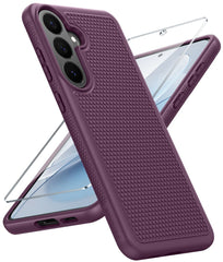 Samsung Galaxy S26 FE Matte TPU Case, Screen Protector & Shockproof Non-Slip Cover