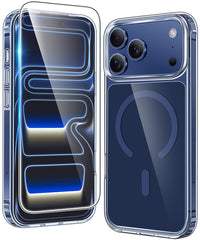 iPhone 17 Pro New Transparent Case: Magnetic Charging Shockproof Magsafe Support