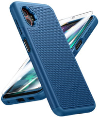 FNTCASE For Samsung Galaxy XCover 7 Pro Shock Protection Cell Phone Case Sturdy Cover with Non-Slip Texture
