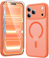 FNTCASE for iPhone 17 Pro Max Case: Strong Magnetic Translucent Matte Slim Shockproof Protective Drop Full Protection Phone Cover
