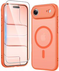 FNTCASE for iPhone Air Case: Strong Magnetic Translucent Matte Slim Shockproof Protective Drop Full Protection Phone Cover