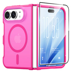 iPhone Ultra 2026 Phone Case: Magnetic Charging Shockproof Magsafe Support - Frosted Oil Spray Touch