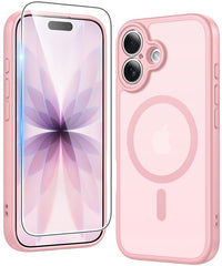 FNTCASE for iPhone 17 Case: Strong Magnetic Translucent Matte Slim Shockproof Protective Drop Full Protection Phone Cover