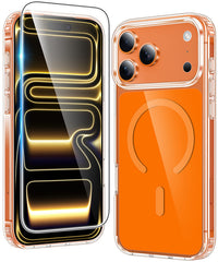 iPhone 17 Pro New Transparent Case: Magnetic Charging Shockproof Magsafe Support