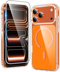 iPhone 17 Pro Max New Transparent Case: Magnetic Charging Shockproof Magsafe Support