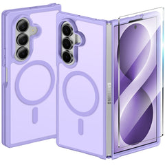 Samsung Z Fold 8 Ultra/Z Fold 7 Phone Case: Magnetic Charging Shockproof Magsafe Support - Frosted Oil Spray Touch