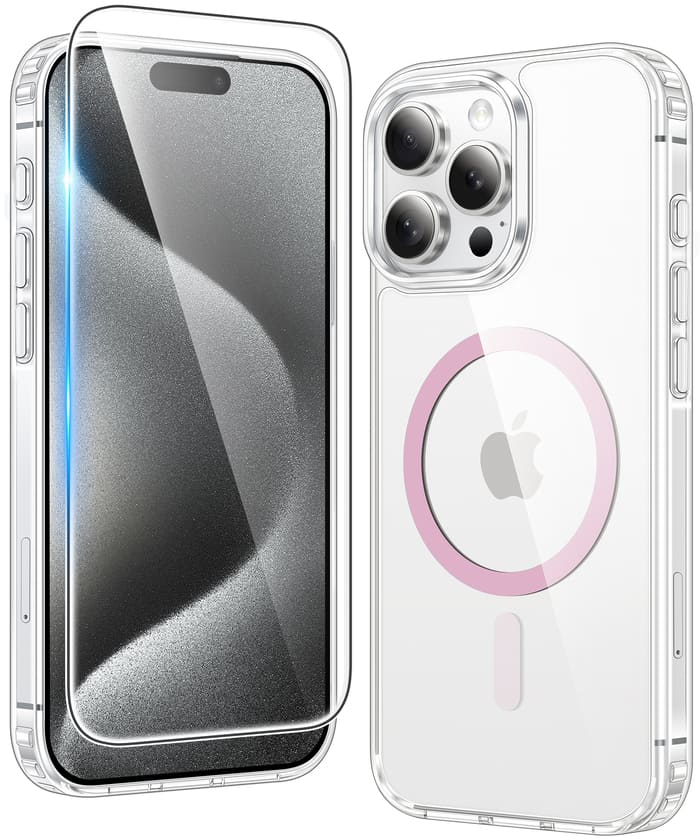 iPhone 15 Pro Max Clear Case: Magnetic Charging Anti Yellowing Shockproof Magsafe Support – FNTCASE OFFICIAL iPhone 15 Pro Max Clear Case: Magnetic Charging Anti Yellowing Shockproof Magsafe Support – FNTCASE OFFICIAL