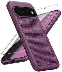 Google Pixel 11/ 11 Pro Matte TPU Case, Screen Protector & Shockproof Non-Slip Cover