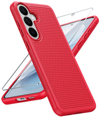 Samsung Galaxy S26 FE Matte TPU Case, Screen Protector & Shockproof Non-Slip Cover