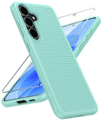 FNTCASE For Samsung Galaxy S25 FE Shock Protection Cell Phone Case Sturdy Cover with Non-Slip Texture