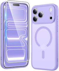 FNTCASE for iPhone 17 Pro Max Case: Strong Magnetic Translucent Matte Slim Shockproof Protective Drop Full Protection Phone Cover