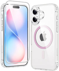 FNTCASE iPhone 16 Plus 6.7インチケース: 磁気充電 黄ばみ防止 耐衝撃 Magsafe サポート 携帯電話ケース