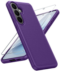 Samsung Galaxy S26 FE Matte TPU Case, Screen Protector & Shockproof Non-Slip Cover
