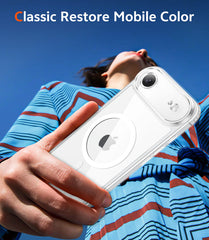 FNTCASE for iPhone 17 Air 6.5 inch Clear Case: Wireless Charging Anti Yellowing Shockproof Phone Case