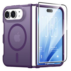 iPhone Ultra 2026 Phone Case: Magnetic Charging Shockproof Magsafe Support - Frosted Oil Spray Touch