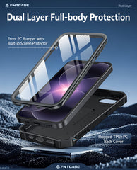iPhone 17E 2026 Phone Case: Military Grade Shockproof with Built-in Screen Protector and Kickstand