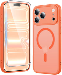 FNTCASE for iPhone 17 Pro Case: Strong Magnetic Translucent Matte Slim Shockproof Protective Drop Full Protection Phone Cover