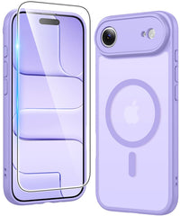 FNTCASE for iPhone Air Case: Strong Magnetic Translucent Matte Slim Shockproof Protective Drop Full Protection Phone Cover
