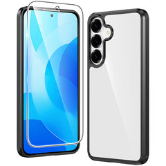 FNTCASE for Samsung Galaxy S25 FE Phone Case: Clear Slim Anti Yellowing Shockproof Protective