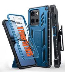 FNTCASE Moto G Power 5G 6.7 Inch Phone Case: Rugged Protective Phone Case with Belt Clip Holster and Kickstand