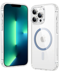 iPhone 13 Pro Max クリア ケース: 磁気充電、黄ばみ防止、耐衝撃性、Magsafe 