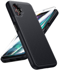FNTCASE For Samsung Galaxy XCover 7 Pro Shock Protection Cell Phone Case Sturdy Cover with Non-Slip Texture