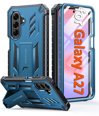 Samsung Galaxy A27 Phone Case: Military Grade Shockproof with Built-in Screen Protector and Kickstand