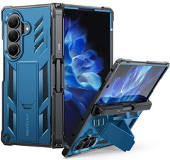 Samsung Z Fold 8 Ultra/Z Fold 7 Phone Case: Military Grade Shockproof with Built-in Screen Protector and Kickstand