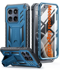 Motorola Edge 2026 Phone Case: Military Grade Shockproof with Built-in Screen Protector and Kickstand