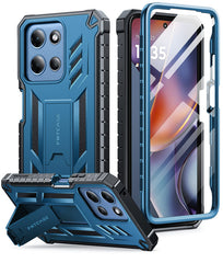 FNTCASE For Motorola Moto G 5G 2026 Phone Case: Military Grade Shockproof with Built-in Screen Protector and Kickstand
