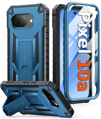 Google Pixel 10A Phone Case: Military Grade Shockproof with Built-in Screen Protector and Kickstand