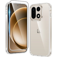 OnePlus 15 Clear Case: Wireless Charging Anti Yellowing Shockproof Phone Case