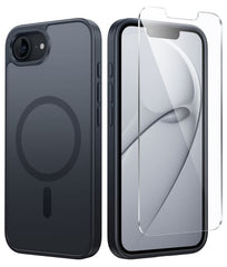 FNTCASE iPhone 16用電話ケース: 磁気マットテクスチャ耐衝撃ミリタリーグレード落下保護携帯電話カバー