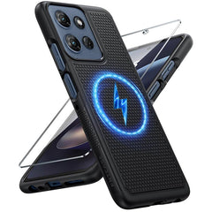 Motorola Moto G 5G 2026/G 5G 2025/G Play 2026 Case: Magnetic Military Grade Drop Protection Anti-Slip Anti-Fingerprint Dual Layer Shockproof Phone Cover