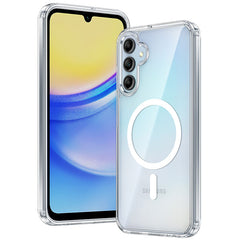 FNTCASE for Galaxy A15 6.5 inch Case: Magnetic Charging Anti Yellowing Shockproof Magsafe Support Phone Case