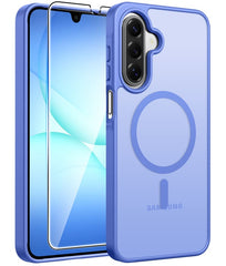Samsung Galaxy A17 A16 Phone Case: Magnetic Translucent Matte Shockproof Slim Phone Cover - Military Grade Drop Proof Hard Back Anti-Fingerprint Protective Case