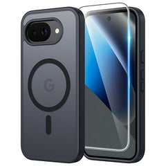 Google Pixel 10A Phone Case: Magnetic Translucent Matte Shockproof Slim Phone Cover - Military Grade Drop Proof Hard Back Anti-Fingerprint Protective Case