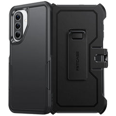 Samsung Galaxy A17 5G Phone Case: Dual Layer Military Grade Drop Protection Phone Cover with Belt-Clip Holster | Rugged Durable Heavy Duty Shockproof Protective Bumper Tough