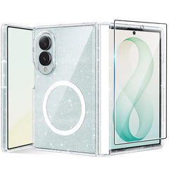 Samsung Galaxy Z Fold 8 Case Full Hinge Protection MagSafe Heavy Duty Rugged Shockproof Anti-Scratch Protective Clear Phone Cover