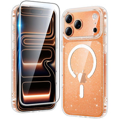 iPhone 17 Pro Max Clear Case: Magnetic Charging Shockproof Magsafe Support