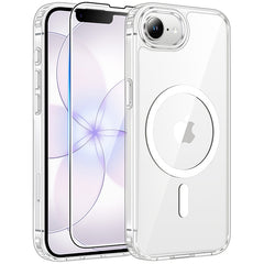 FNTCASE for iPhone 17E/ 16E 6.1 Inch Case: Magnetic Charging Anti Yellowing Shockproof Magsafe Support Phone Case
