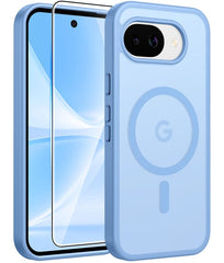 Google Pixel 10A Phone Case: Magnetic Translucent Matte Shockproof Slim Phone Cover - Military Grade Drop Proof Hard Back Anti-Fingerprint Protective Case