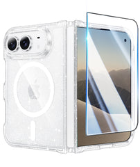 iPhone Duo 2026 Clear Case: Magnetic Charging Shockproof Magsafe Support