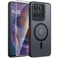 Motorola Moto G Stylus 5G 2026/ 2025 Phone Case: Magnetic Translucent Matte Shockproof Slim Phone Cover - Military Grade Drop Proof Hard Back Anti-Fingerprint Protective Case
