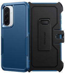 FNTCASE for Samsung Galaxy A36 Case: Dual Layer Military Grade Drop Protection Phone Cover with Belt-Clip Holster | Rugged Durable Heavy Duty Shockproof Protective Bumper Tough