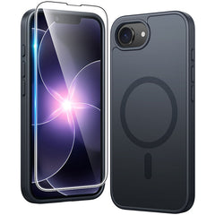 FNTCASE iPhone 16用電話ケース: 磁気マットテクスチャ耐衝撃ミリタリーグレード落下保護携帯電話カバー