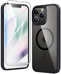 iPhone 13 Pro クリアケース: 磁気充電黄変防止耐衝撃 Magsafe 